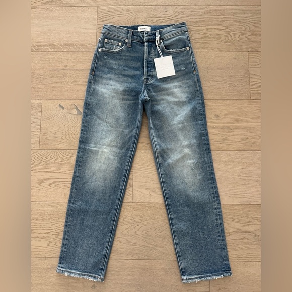 NWT PISTOLA CHARLIE HIGH RISE CLASSIC STRAIGHT ANKLE JEAN size 24 - Picture 1 of 12